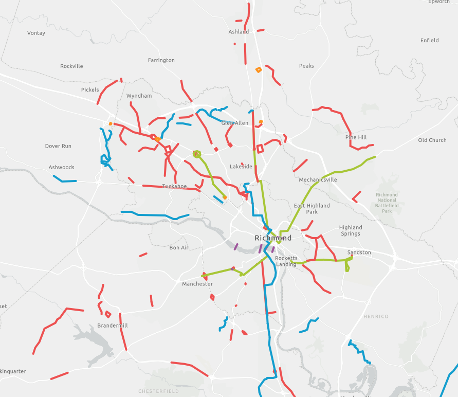 link to map of projects