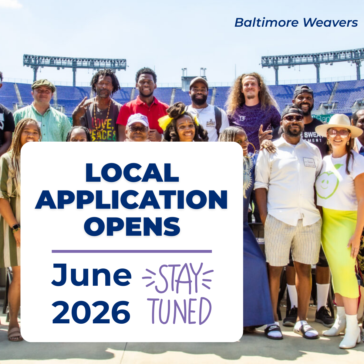 Local Application Opens: June 2026 Stay Tuned!
