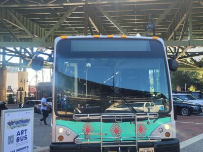 front of art bus